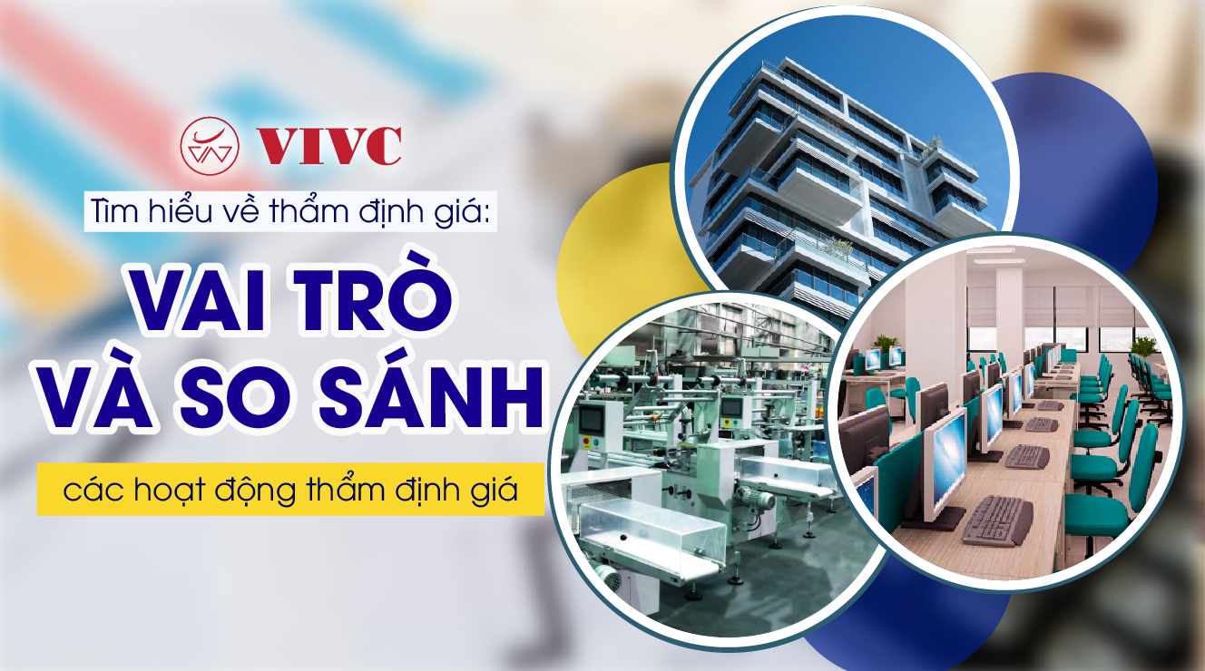 Vai trò và so sánh các hoạt động thẩm định giá